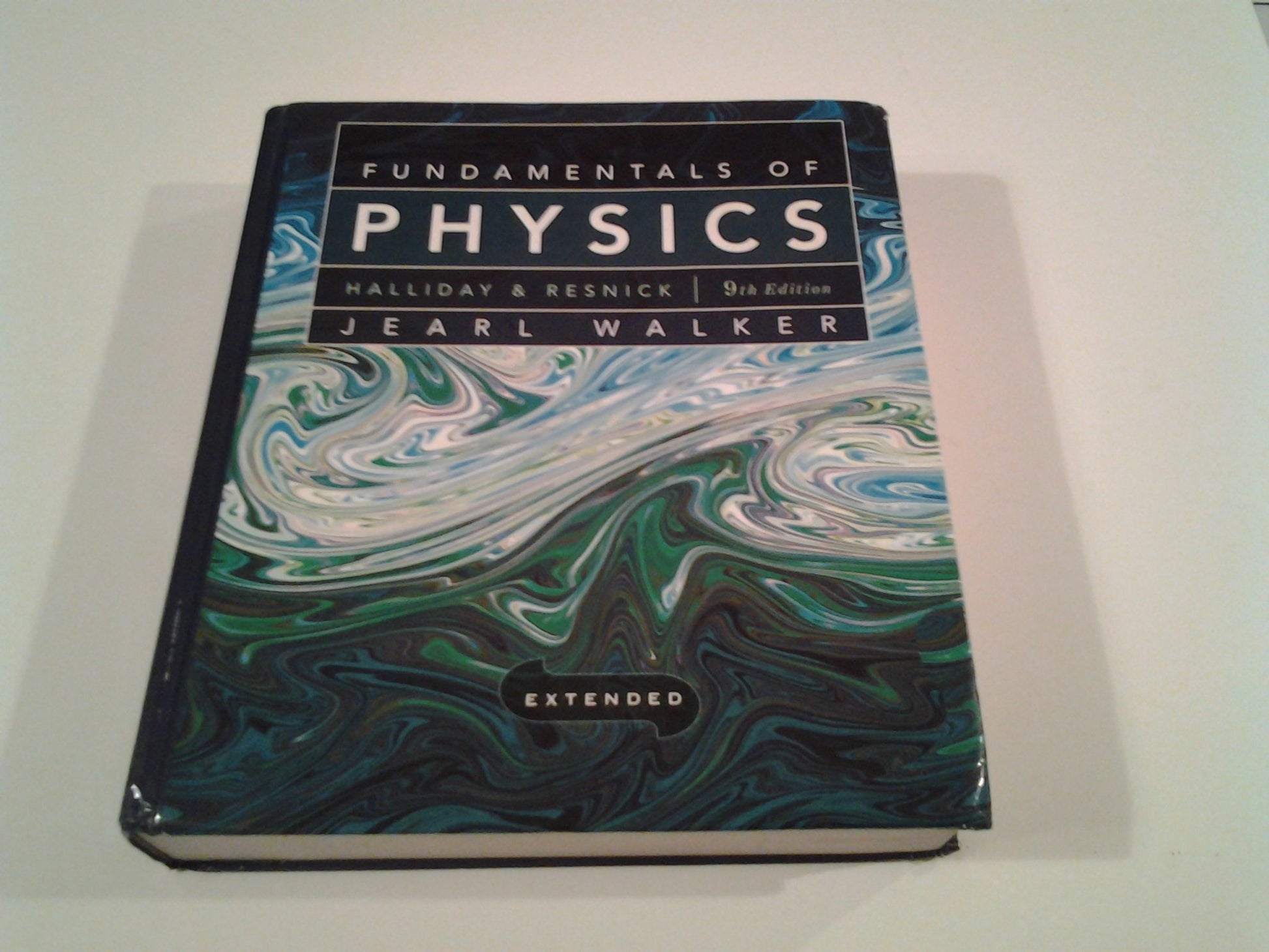 Fundamentals of Physics Extended Halliday, David; Resnick, Robert and Walker, Jearl
