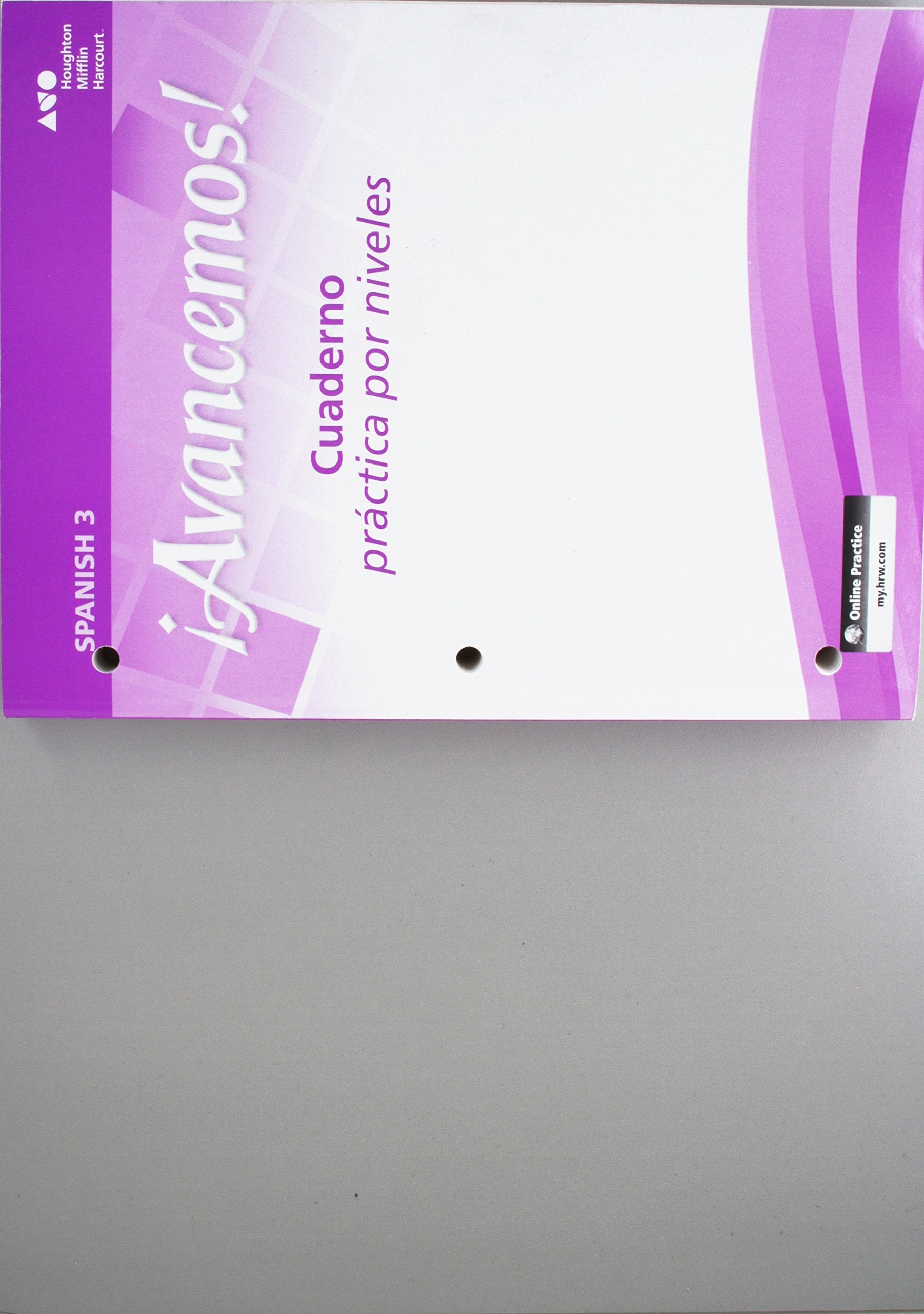 Cuaderno Practica por niveles Student Edition Level 3 (¡Avancemos!) (Spanish Edition) ML