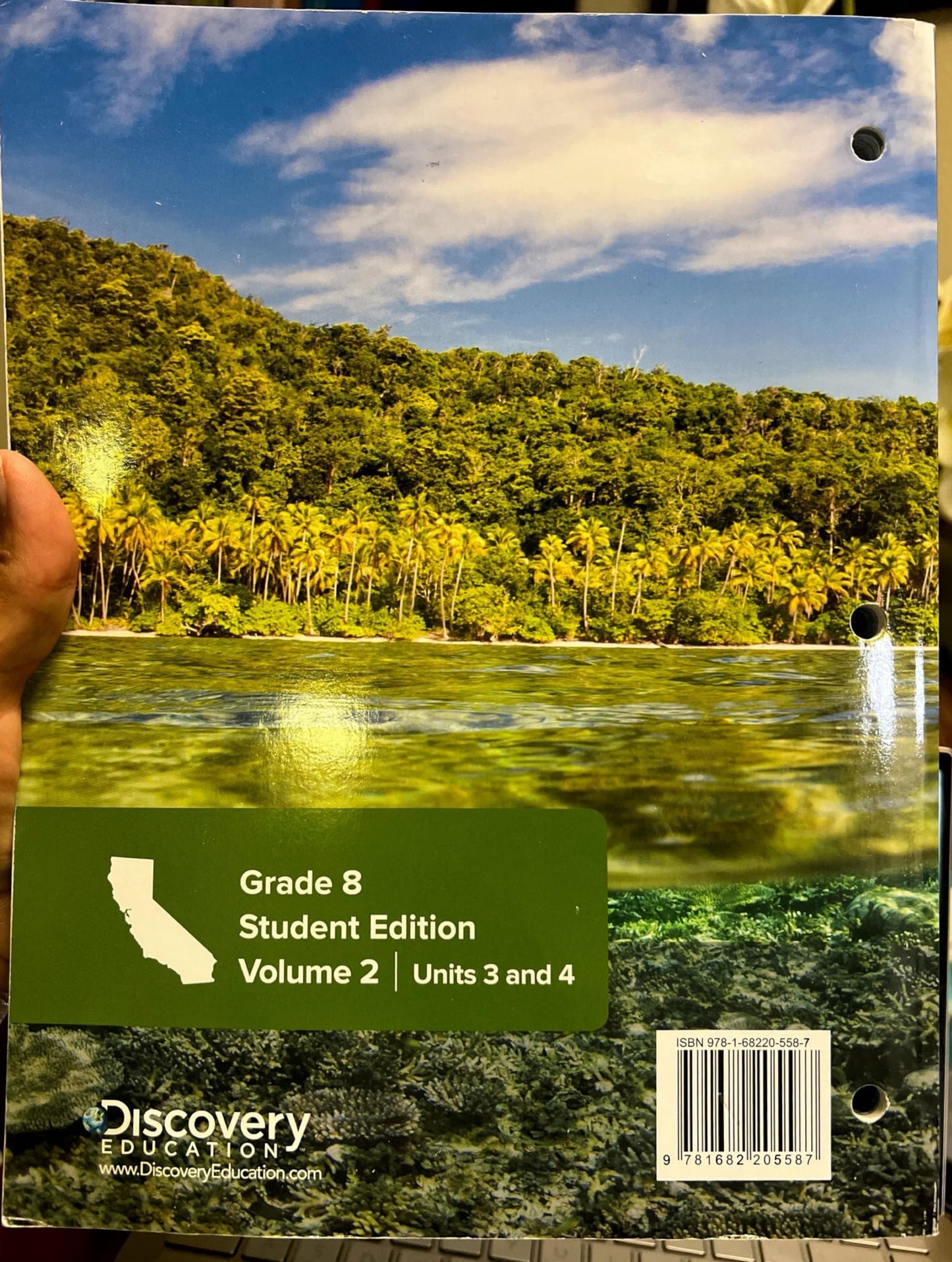 Discovery Education ,Science Techbook , Grade 8 ,Student Edition ,California , Volume 2 ,Units 3 and 4 [Perfect Paperback] Inc Discovery Education