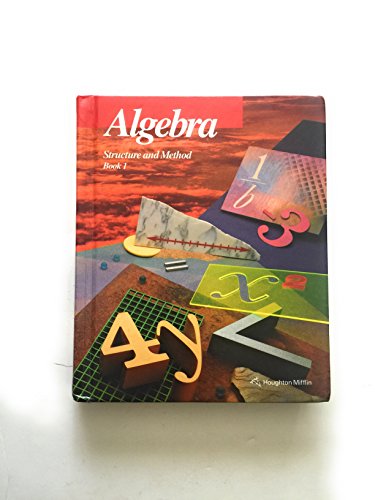 Algebra: Structure and Method, Book 1 Brown, Richard G.
