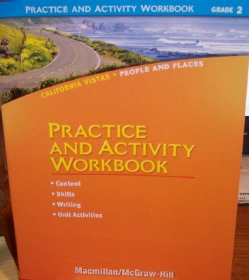 Grade 2 Practice and Activity Workbook (California Vistas: People and Places) [Paperback] McGraw-Hill Education