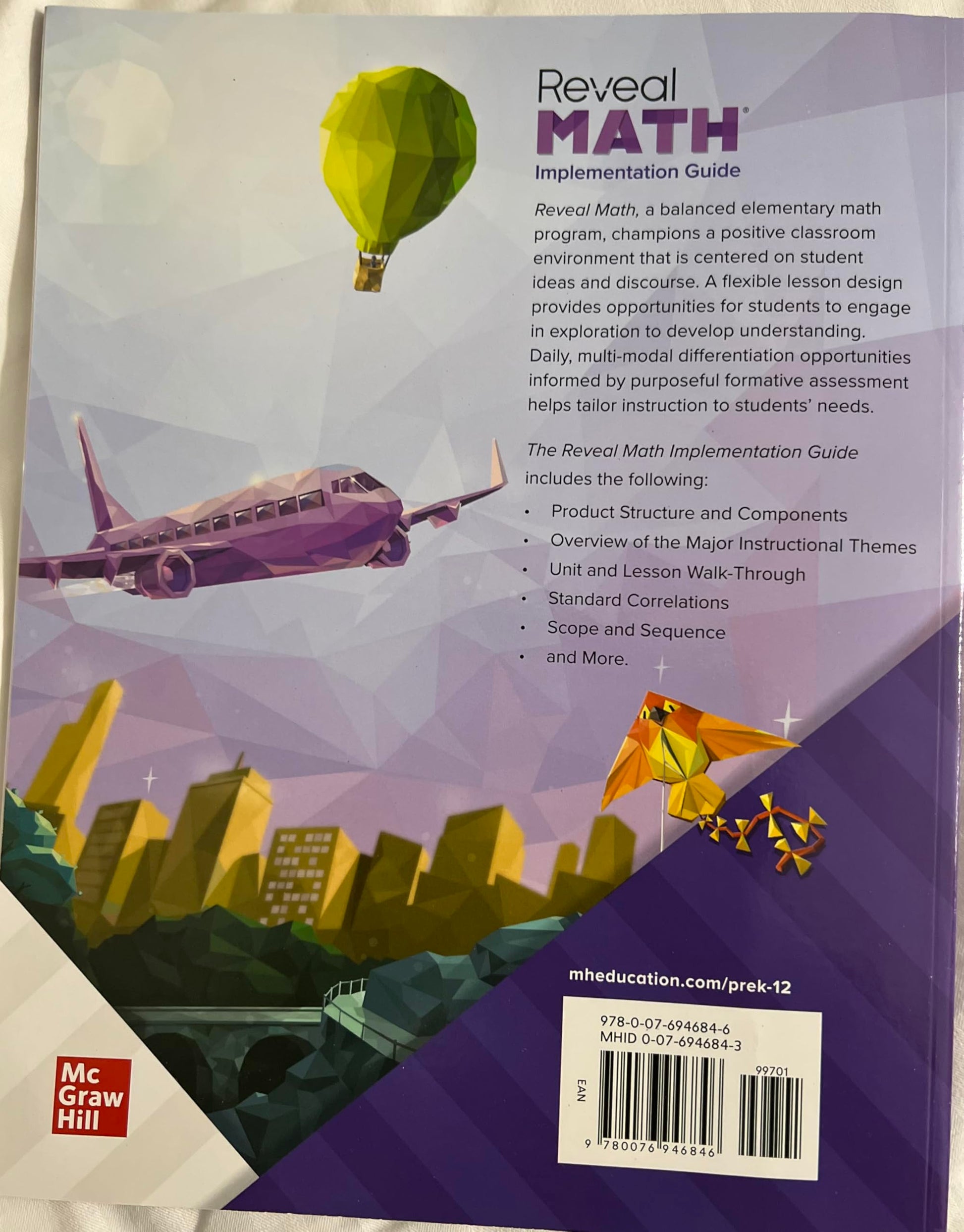 Reveal Math Implementation Guide, K-5 (Reveal Math Elementary) [Paperback] McGraw Hill