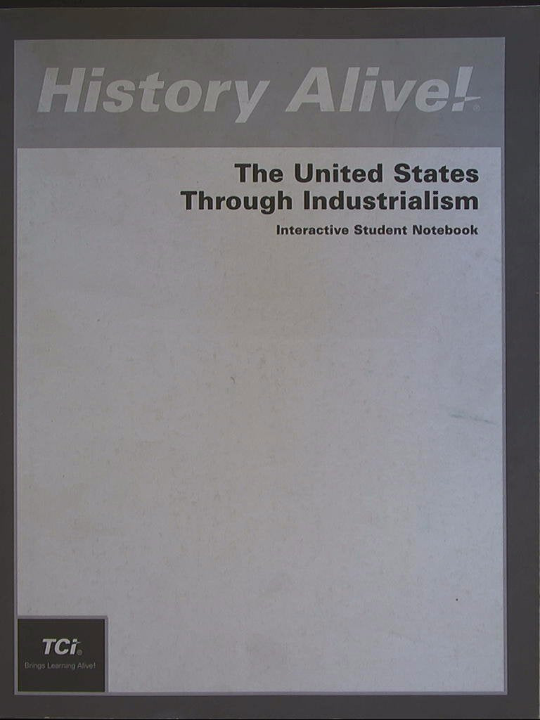History Alive! The United States Through Industrialism, Interactive Student Notebook [Paperback] Bert Bower
