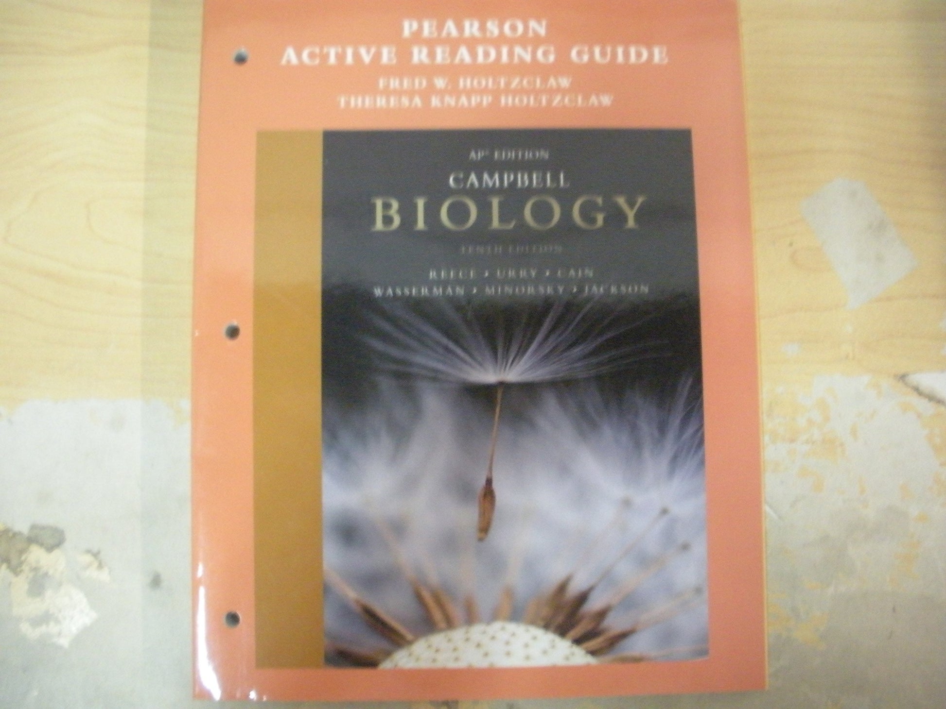 Pearson Active Reading Guide for Use with Campbell Biology 10th Edition AP Edition [Paperback] Pbarson and Themena Knapp
