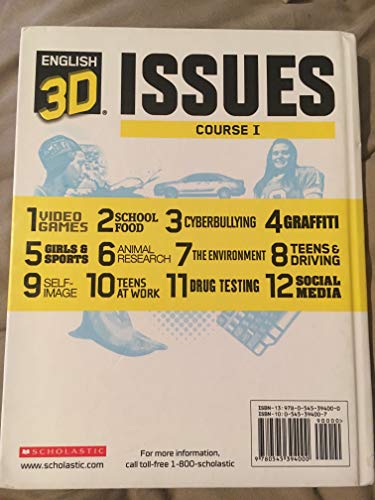 English 3D Issues Course I [Hardcover] Scholastic Inc.