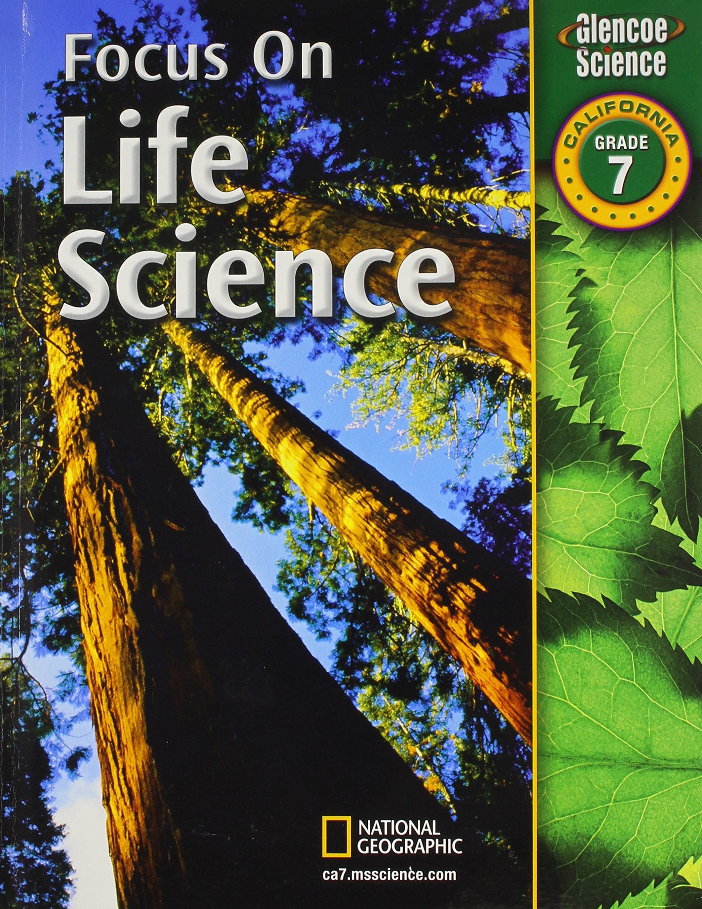 Focus on Life Science California, Grade 7 [Hardcover] Phd Juli Berwald
