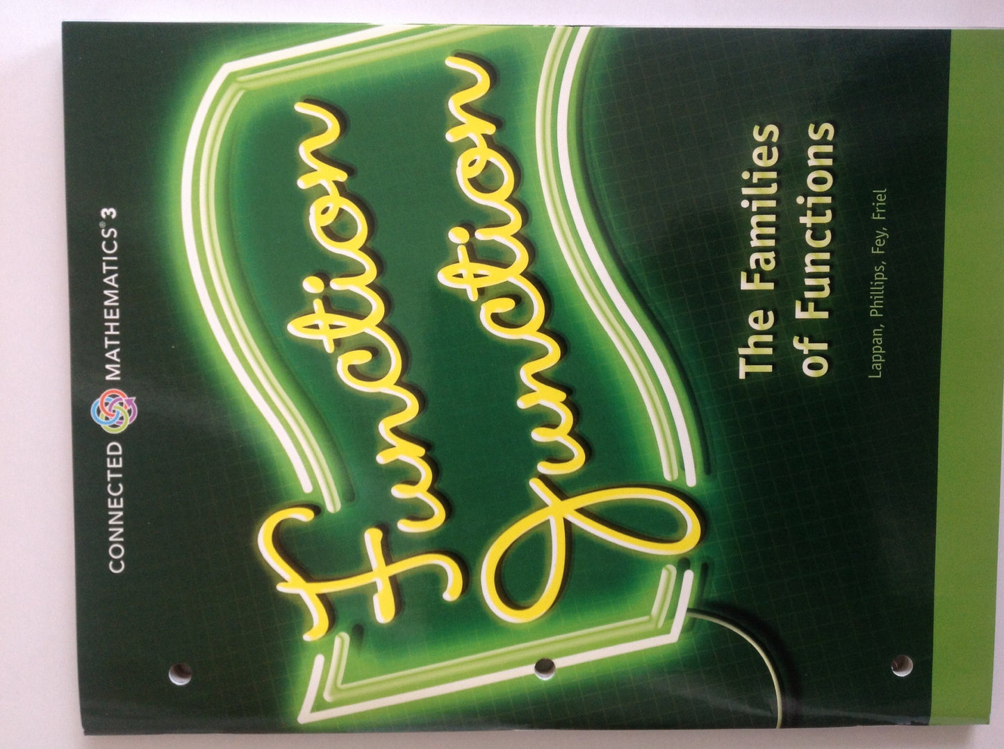 Connected Mathematics 3 Student Edition Grade 8: Function Junction: The Families of Functions Copyright 2014 [Paperback] Prentice Hall