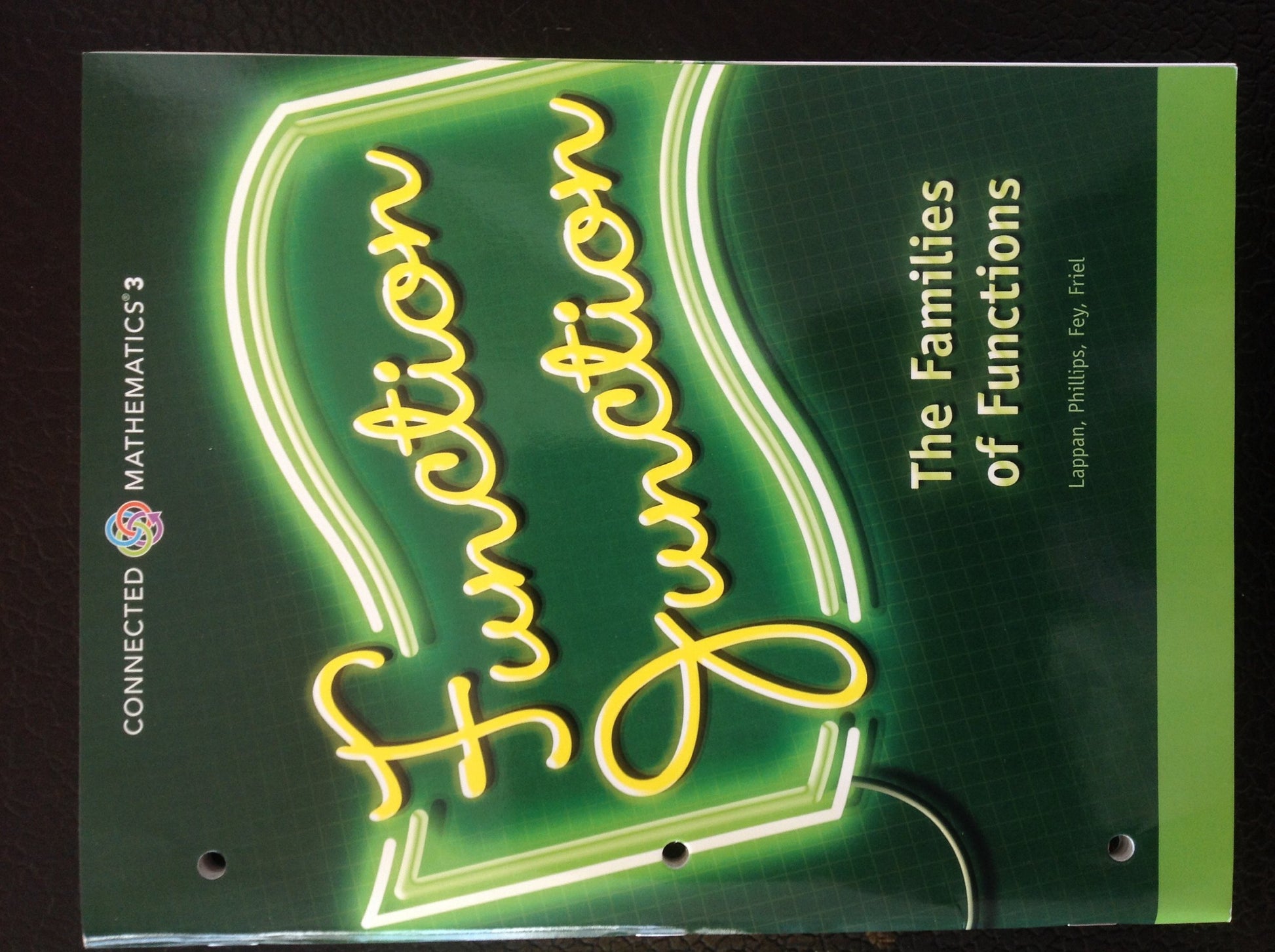 Connected Mathematics 3 Student Edition Grade 8: Function Junction: The Families of Functions Copyright 2014 [Paperback] Prentice Hall