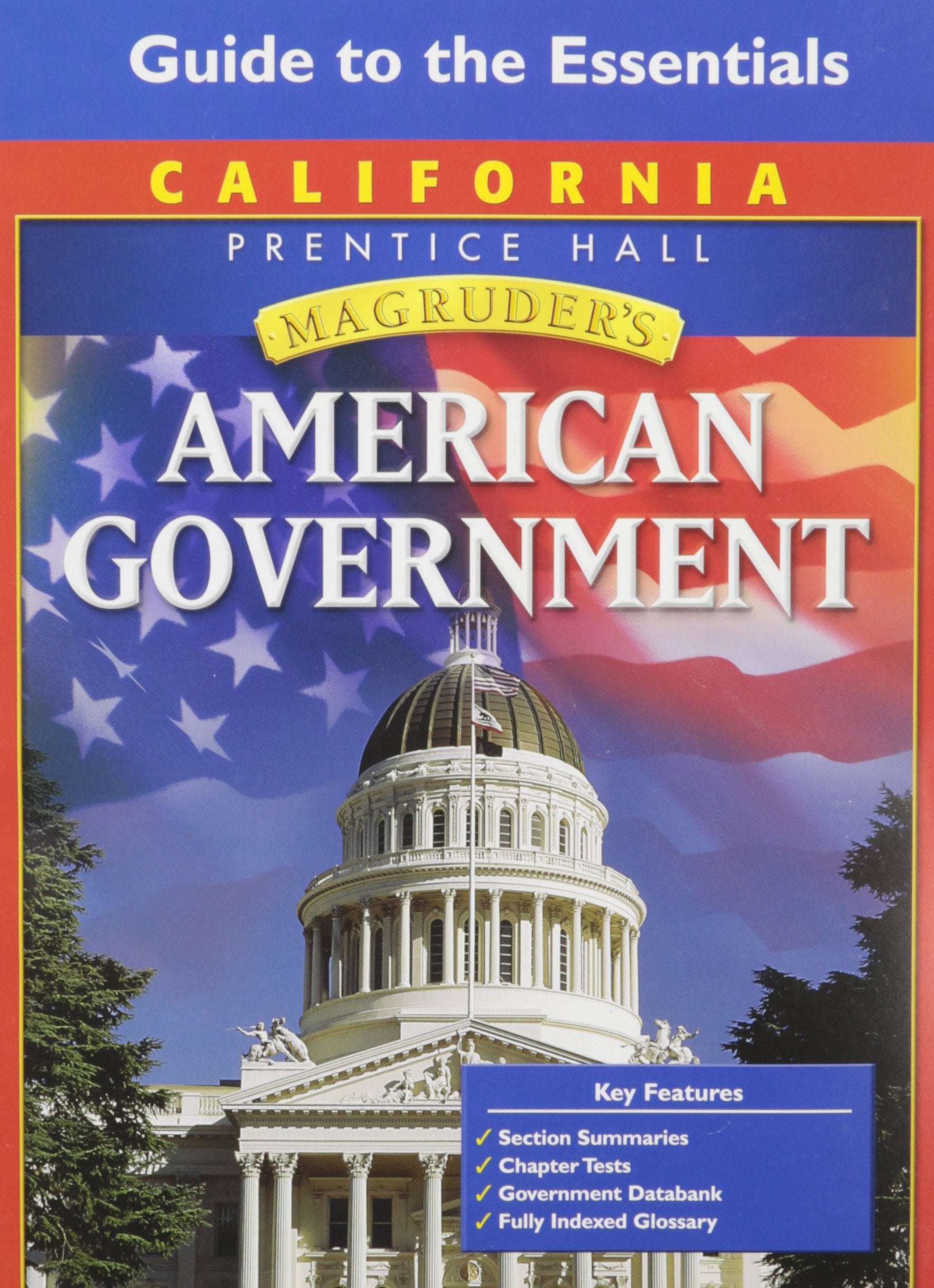 Magruder\'s American Government - California Edition: Guide to the Essentials McClenaghan