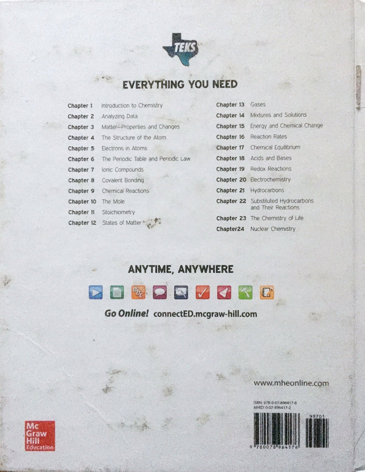 TEKS Chemistry Matter&Change - Student Edition [Hardcover] U