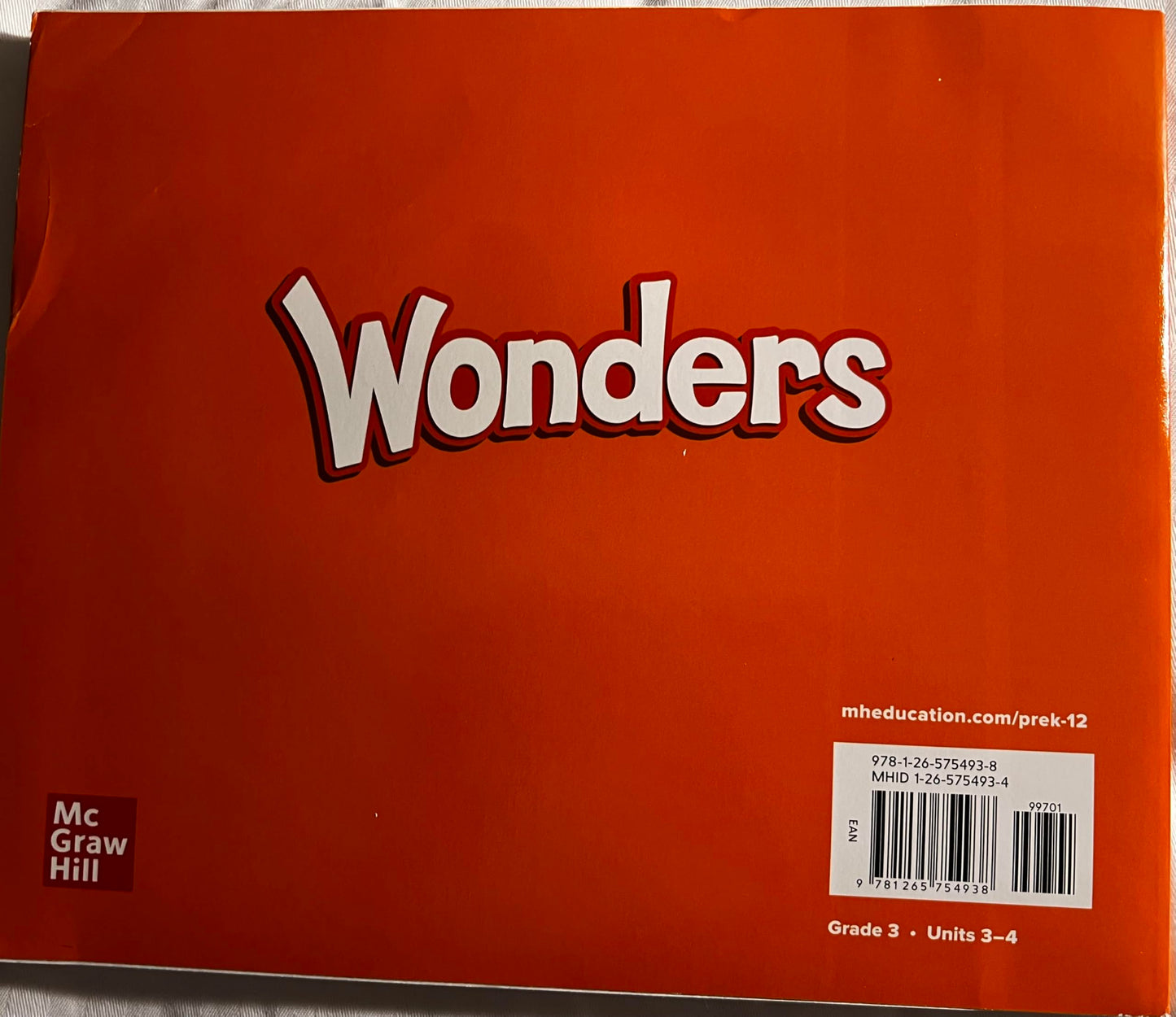 Wonders Grade 3 National Reading Writing Companion Units 3-4 (ELEMENTARY CORE READING)
