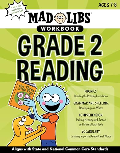 Mad Libs Workbook: Grade 2 Reading: Aligns with State and National Common Core Standards (Mad Libs Workbooks)
