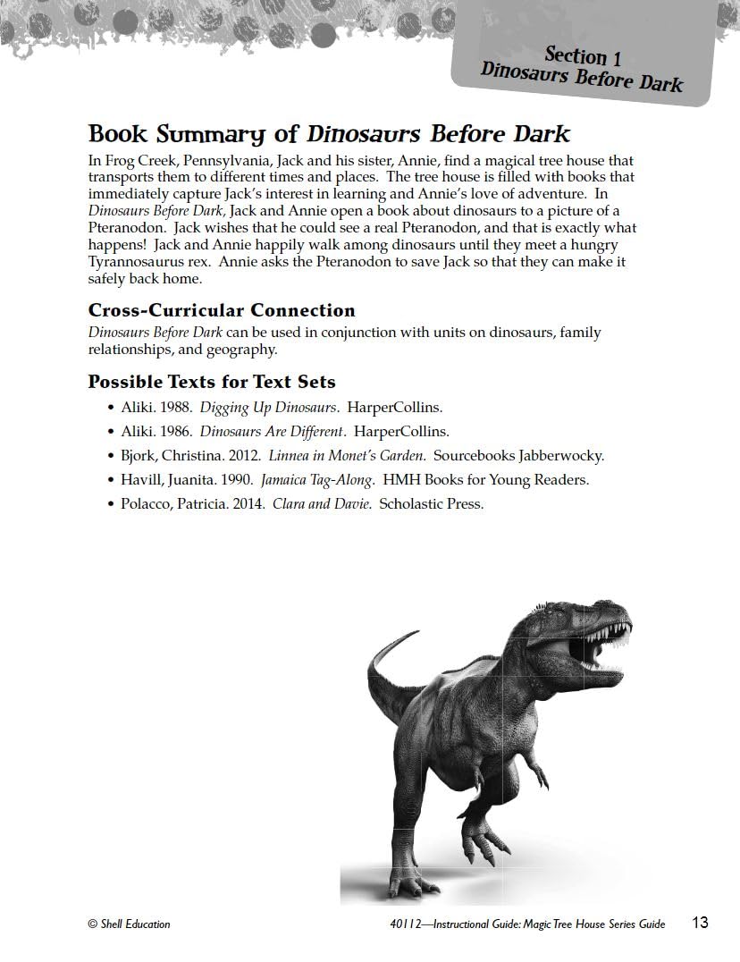 Magic Tree House Series: An Instructional Guide for Literature - Novel Study Guide for Elementary School Literature with Close Reading and Writing Activities (Great Works Classroom Resource)