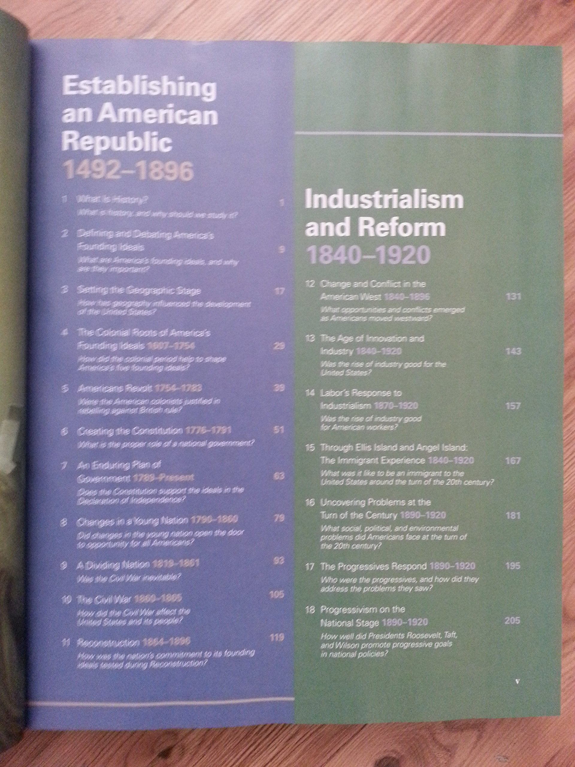 History Alive!: Pursing American Ideals