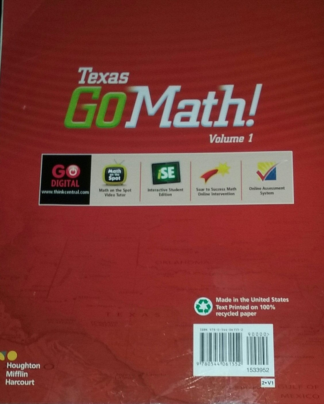 Go Math! Texas Grade 2: 1 (Houghton Mifflin Harcourt Go Math!)
