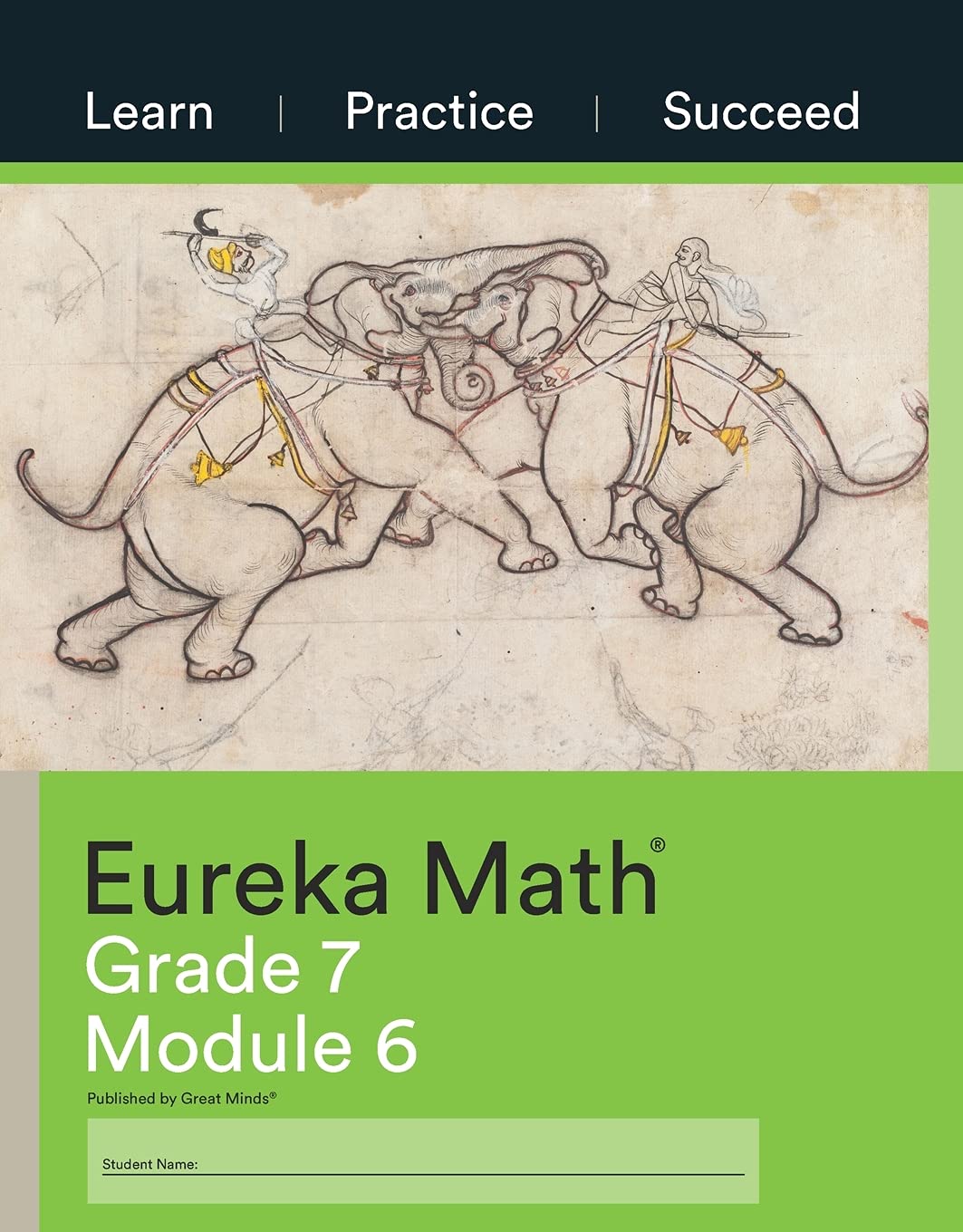 Eureka Math, Learn Practice Succeed, Grade 7 Module 6, c. 2015 9781640549777, 1640549773