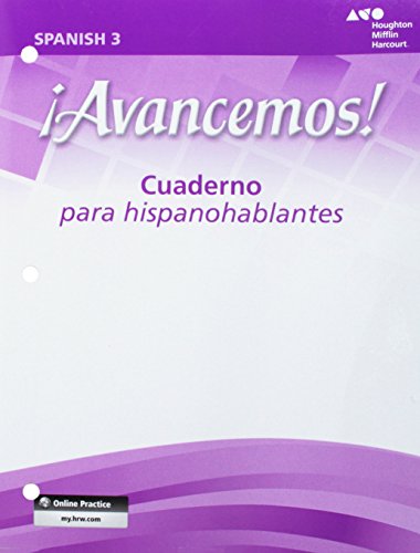 Avancemos! (Avancemos!) 3 Tres Cuaderno Para Hispanohablantes