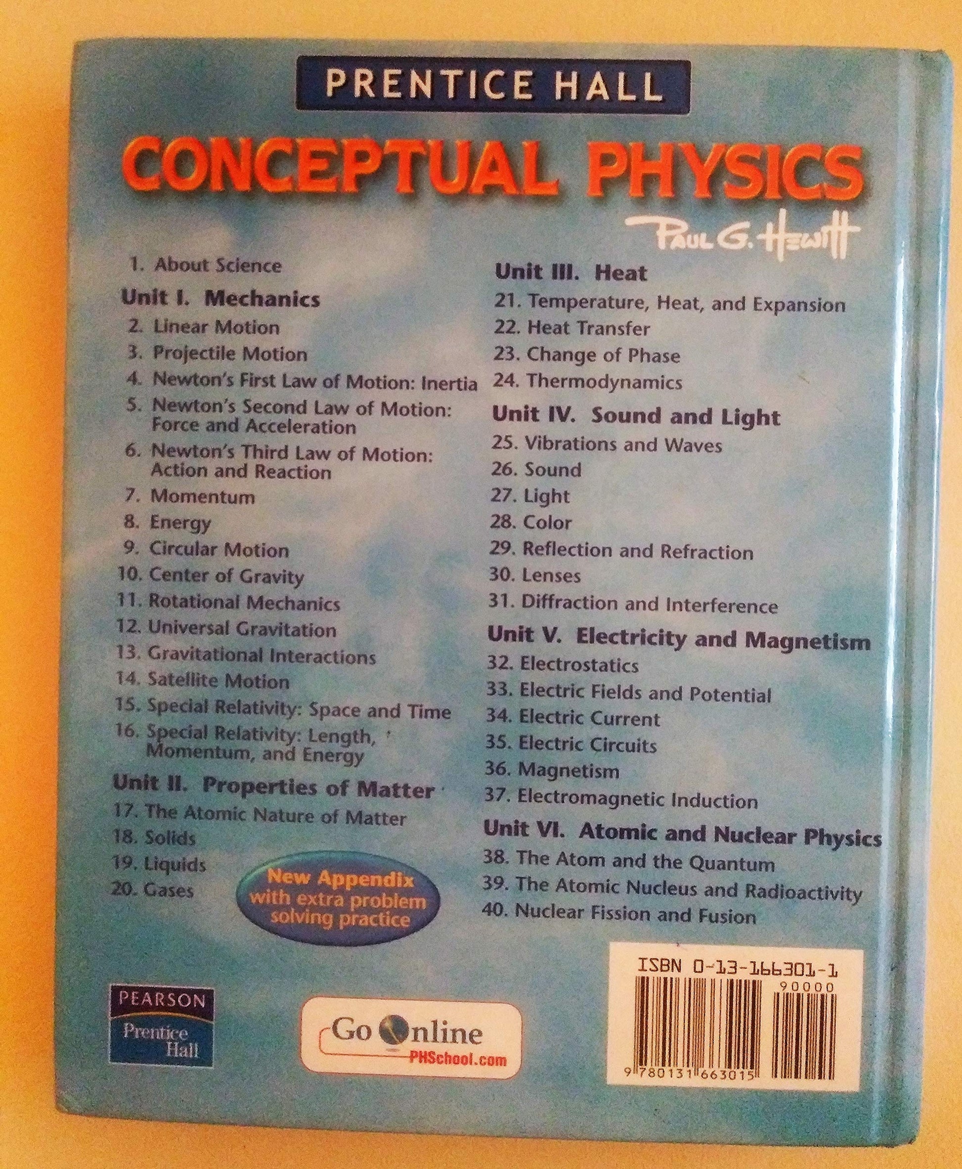 Conceptual Physics: The High School Physics Program