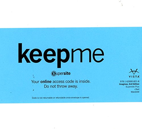 Imaginez 3rd Ed Supersite, vText and WebSAM Code **CODE ONLY**