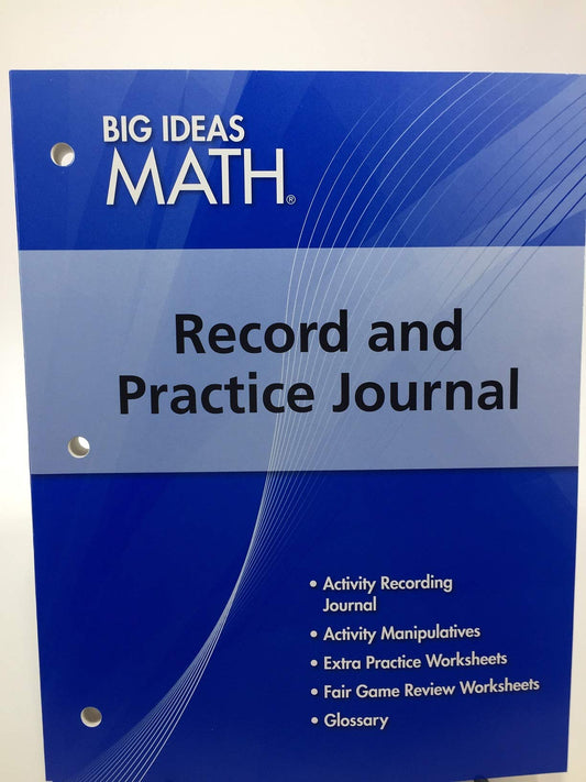 BIG IDEAS MATH: Record & Practice Journal Blue/Course 3