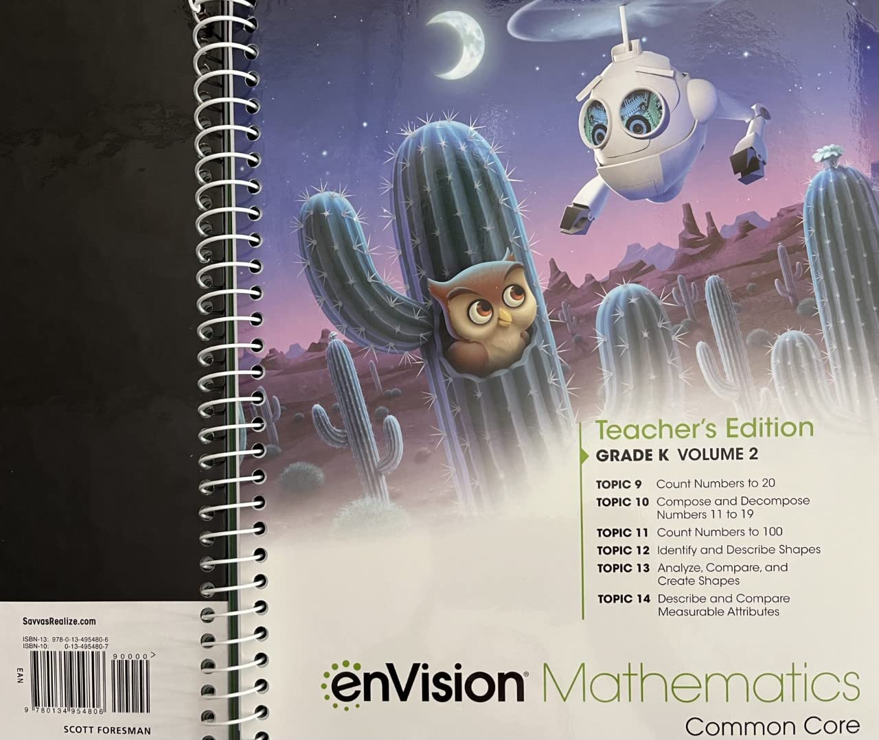 enVision mathematics common core teachers edition grade k volume 2