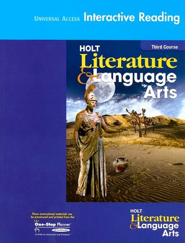 Literature and Language Arts, Grade 9 Universal Access Interactive Reader: Holt Literature and Language Arts California