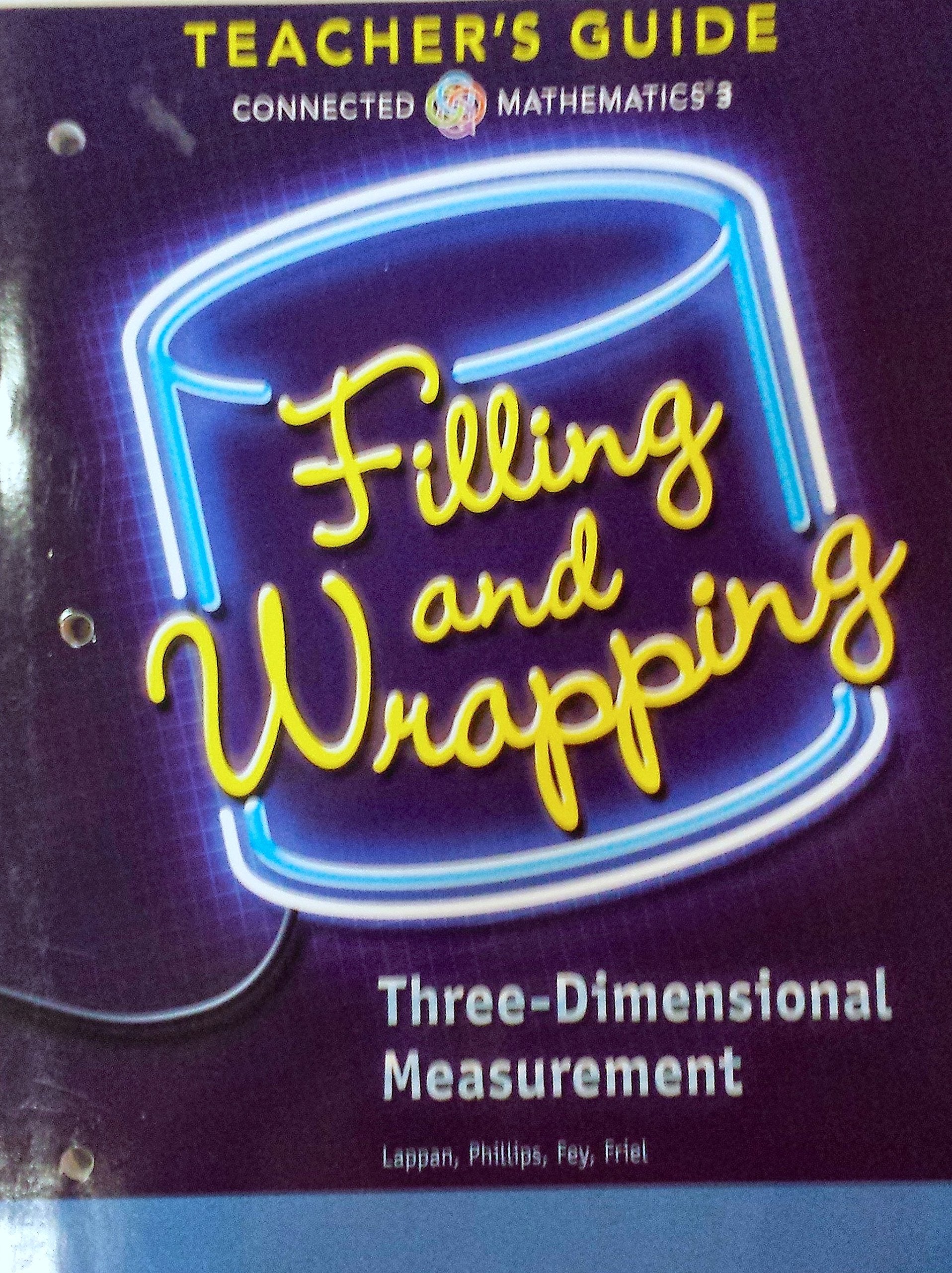 Filling and Wrapping - Three-Dimensional Measurement, Connected Mathematics 3, Teacher's Guide