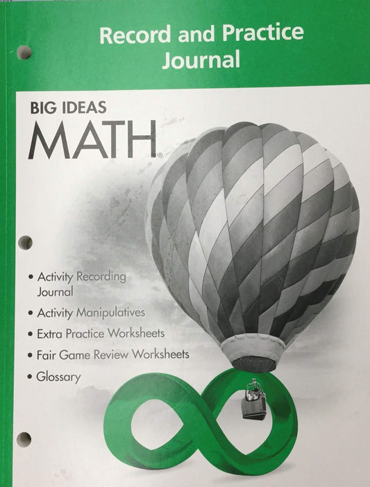 BIG IDEAS MATH: Record & Practice Journal Green/Course 1