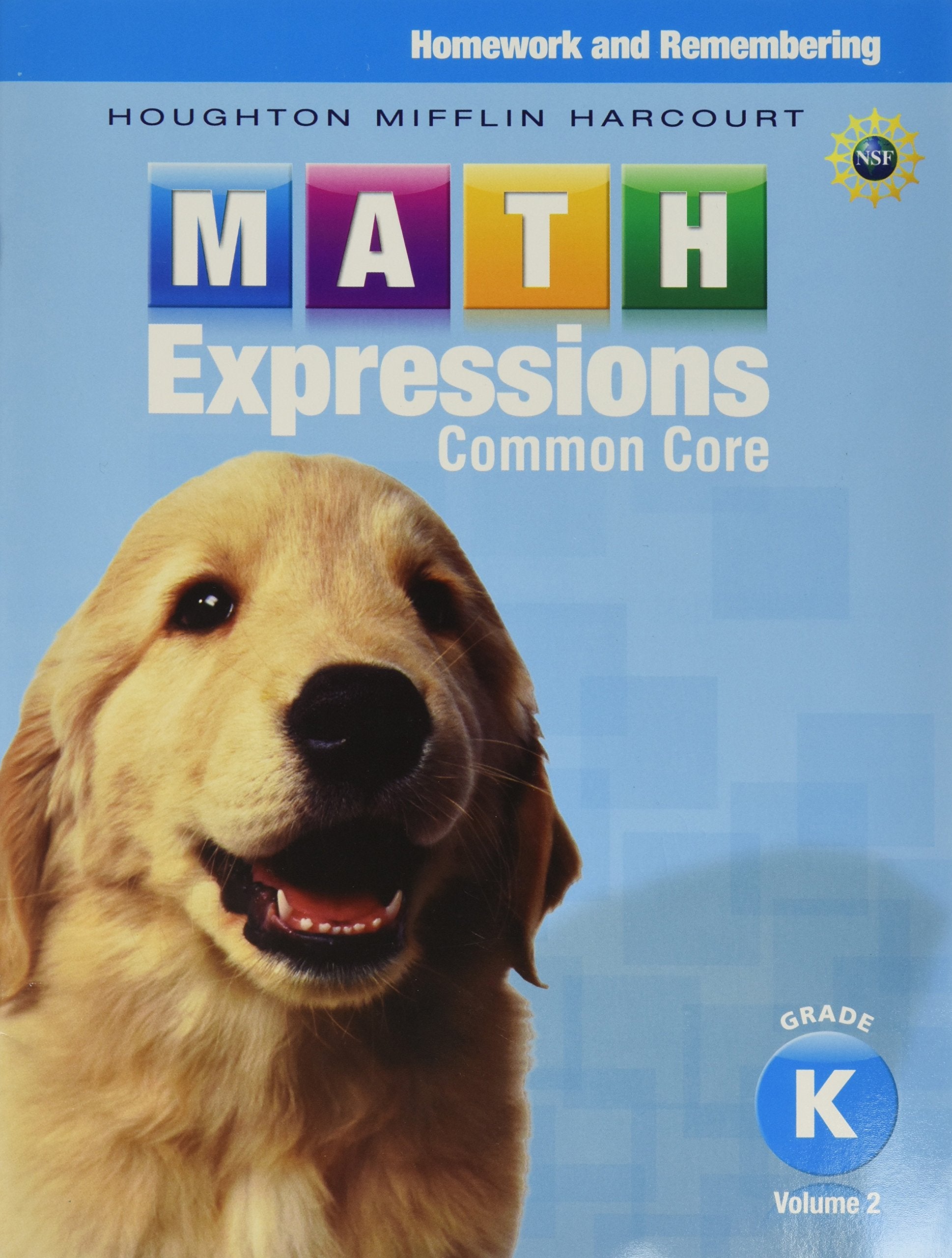 Homework & Remembering, Volume 2 Grade K (Math Expressions)