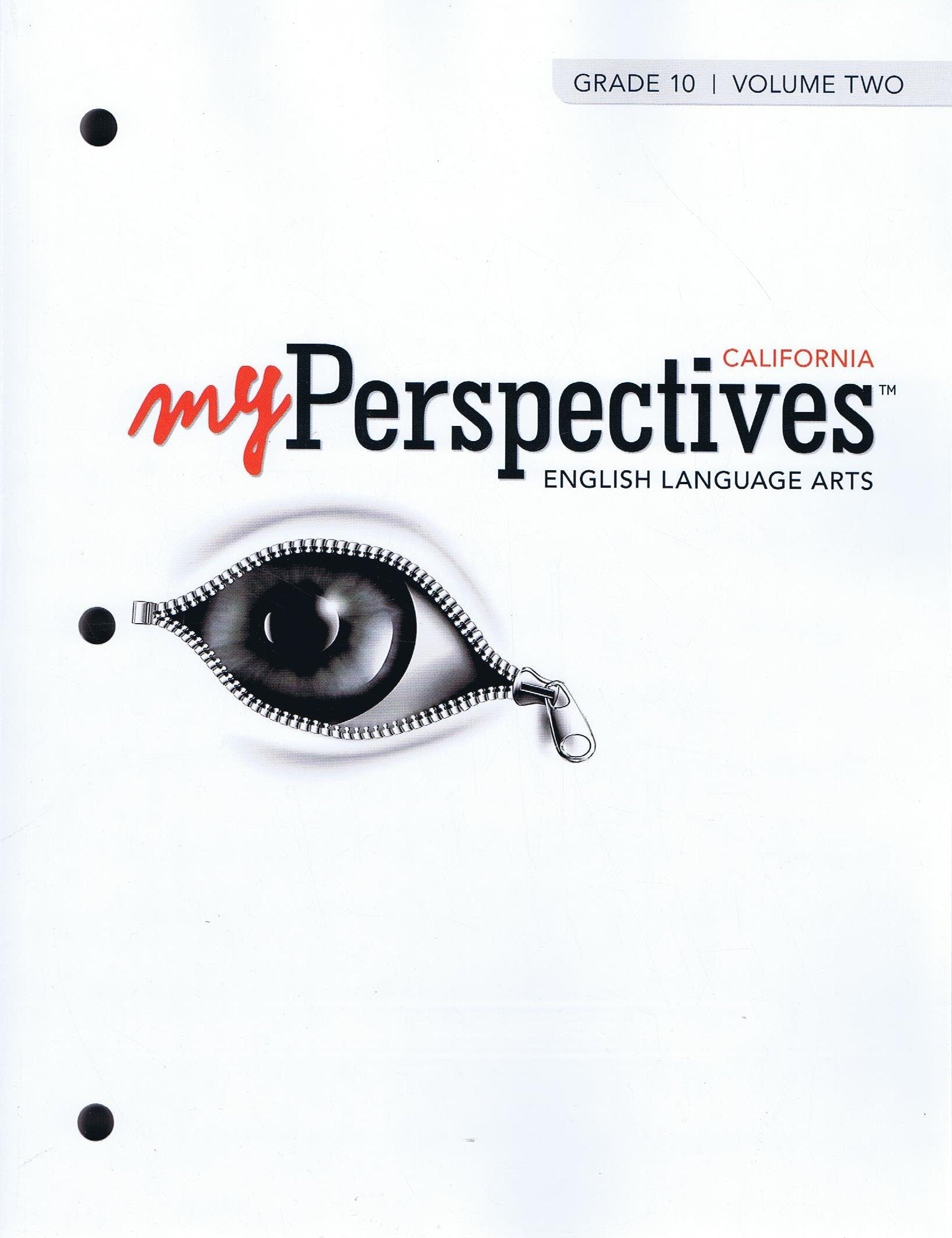 My Perspective California English Language Art Grade 10 Volume 2