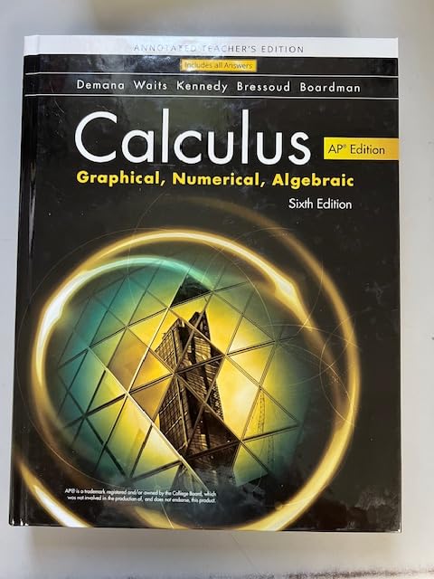 Calculus AP Edition - Annotated Teacher's Edition