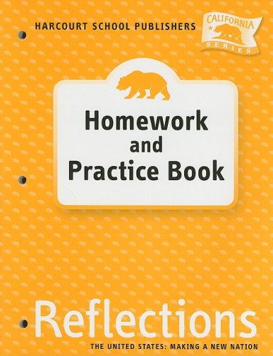 Harcourt School Publishers Reflections California: Homework & Practice Book Reflection, Grade 5