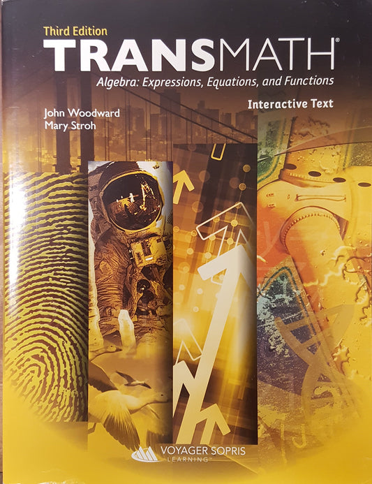 Transmath, Algebra: Expressions, Equations, and Functions, Interactive Text, 9781491606063, 1491606061, 2016 [Unknown Binding] unknown author