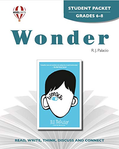 Wonder - Student Packet by Novel Units [Paperback] Novel Units