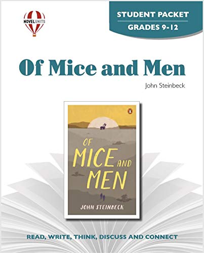 Of Mice And Men - Student Packet Grades 9 -2 [Paperback] Novel Units Staff and John Steinbeck