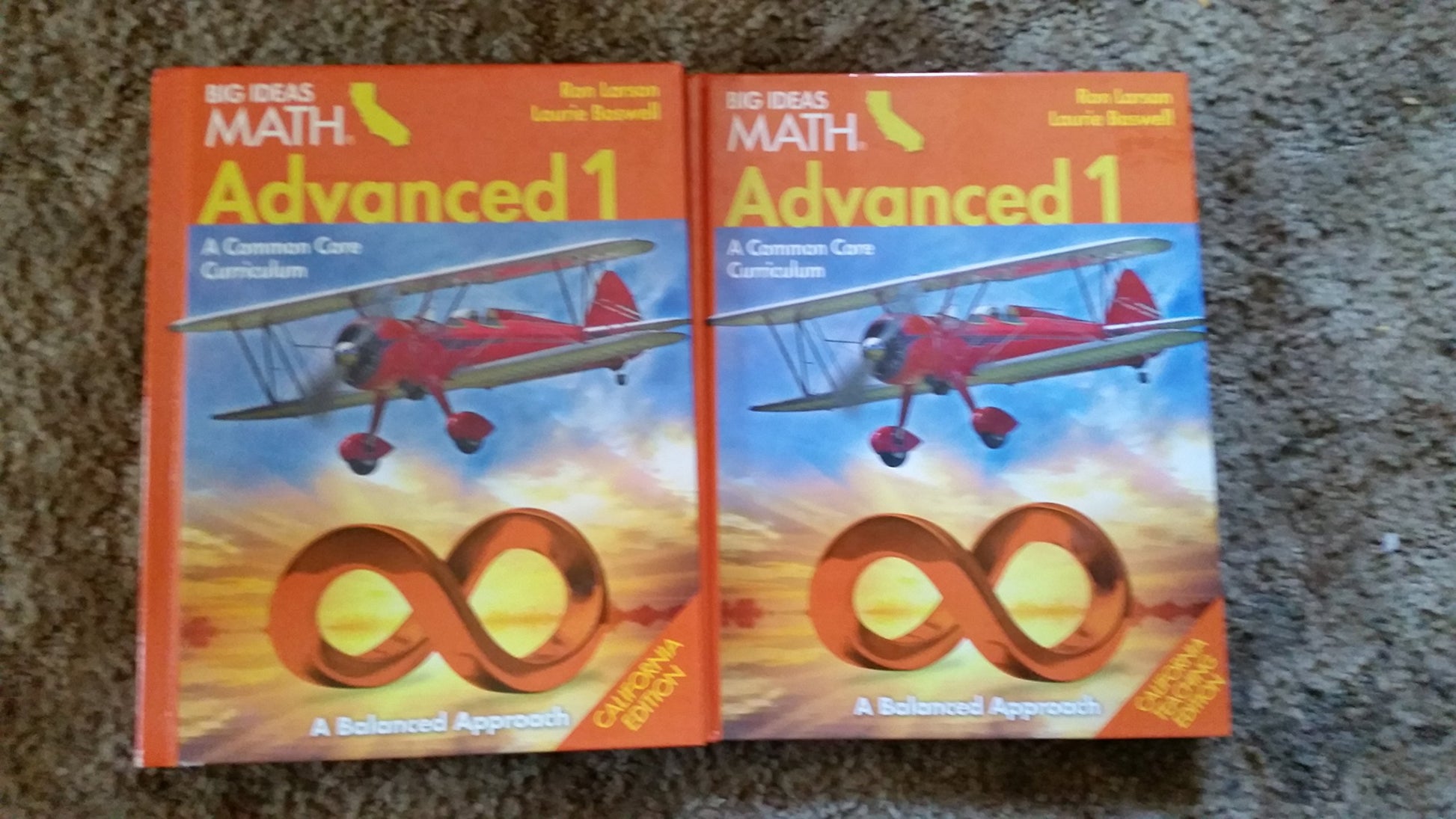 Big Ideas Math: Advanced 1, California Teaching Edition [Hardcover] Ron Larson and Laurie Boswell