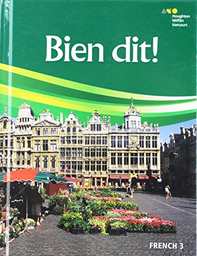 Student Edition Level 3 (Bien dit!) (French Edition) [Hardcover] Houghton Mifflin Harcourt
