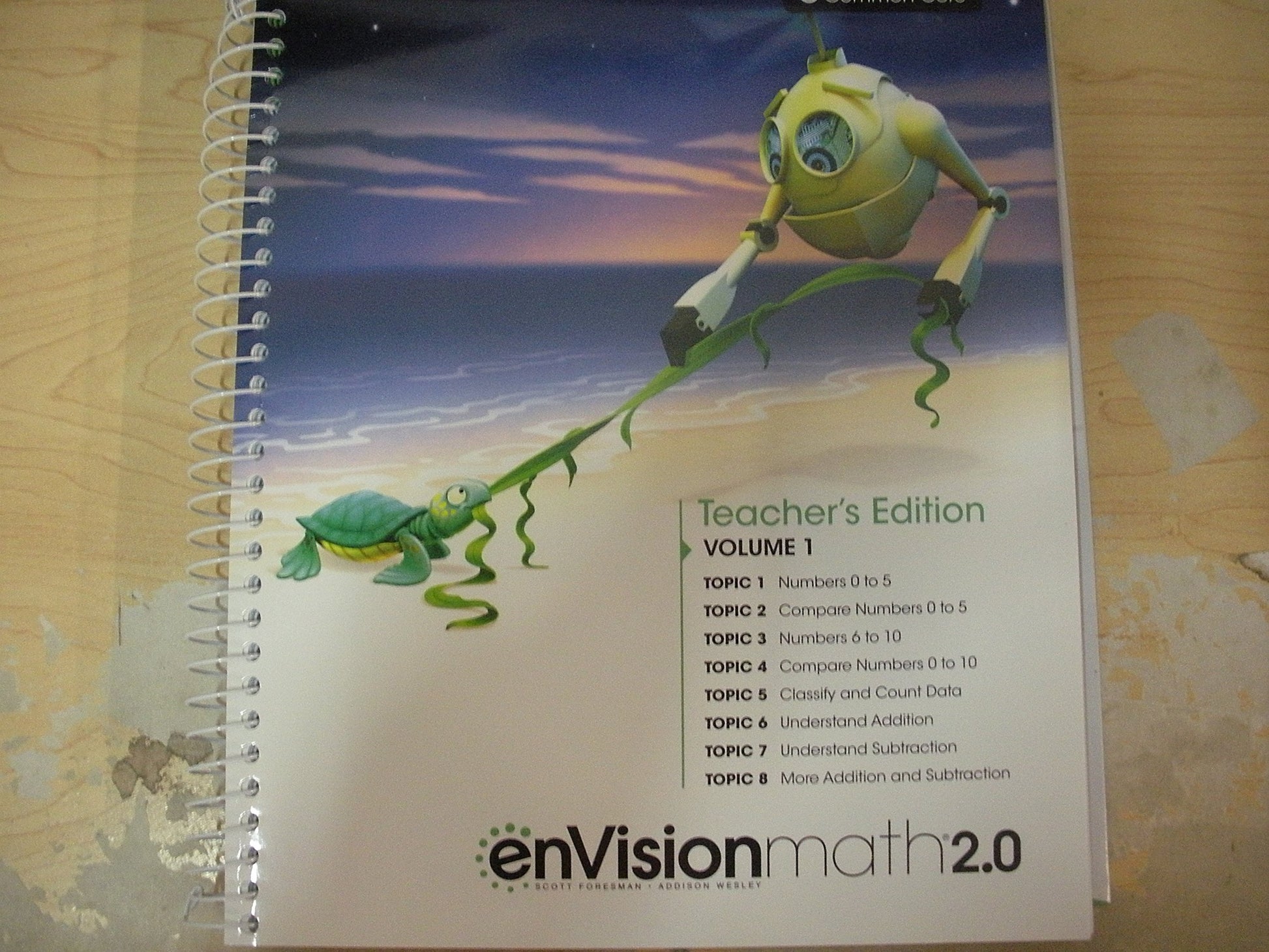 enVisionmath 2.0 Teacher\'s Edition Grade K Volume 1 Common Core [Spiral-bound] Jennifer Bay-Williams Randall I. Charles