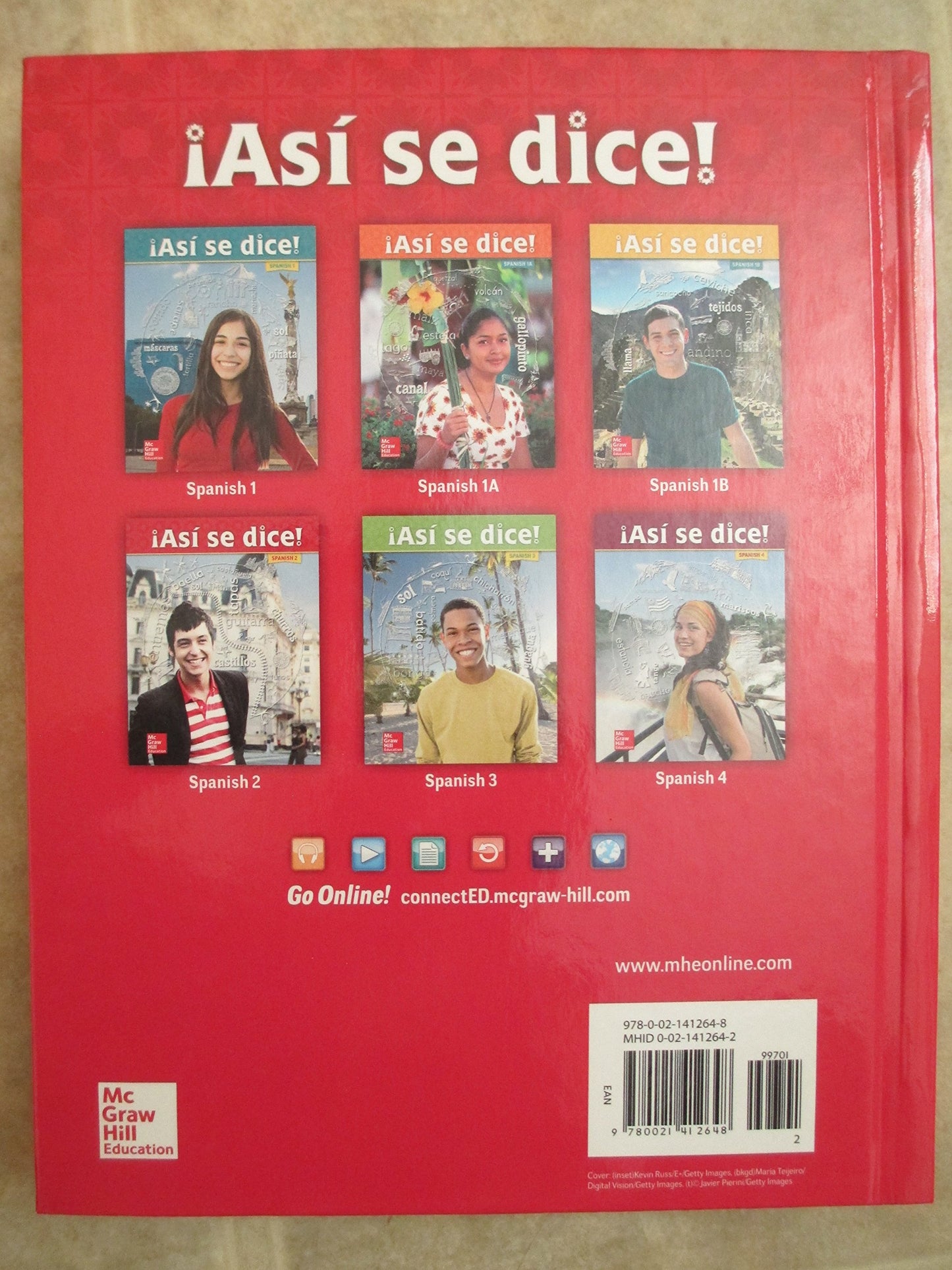 Asi se dice! Level 2, Student Edition (SPANISH) [Hardcover] McGraw Hill