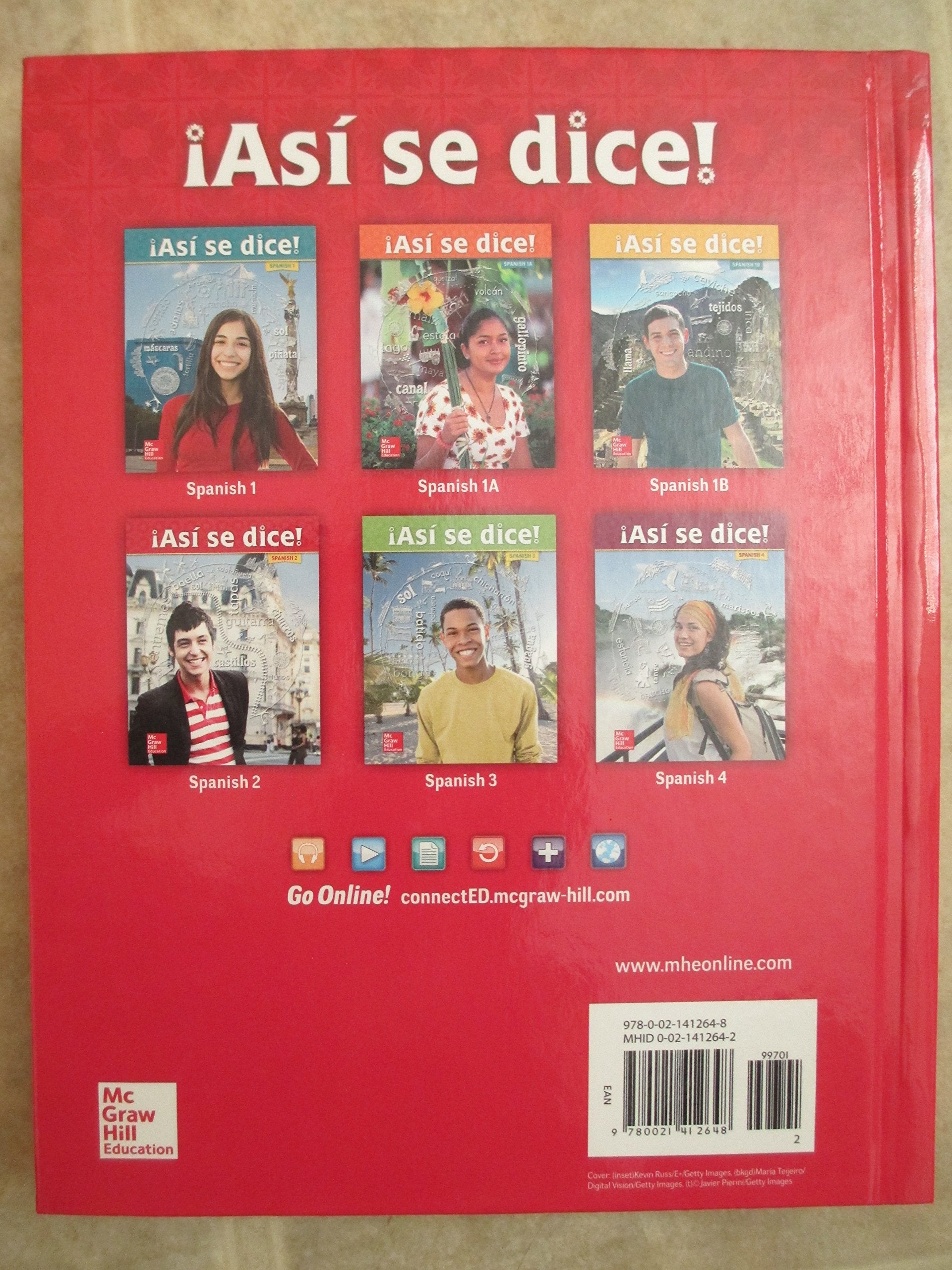 Asi se dice! Level 2, Student Edition (SPANISH) [Hardcover] McGraw Hill