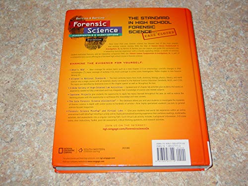 Forensic Science: Fundamentals & Investigations [Hardcover] Bertino, Anthony and Bertino, Patricia