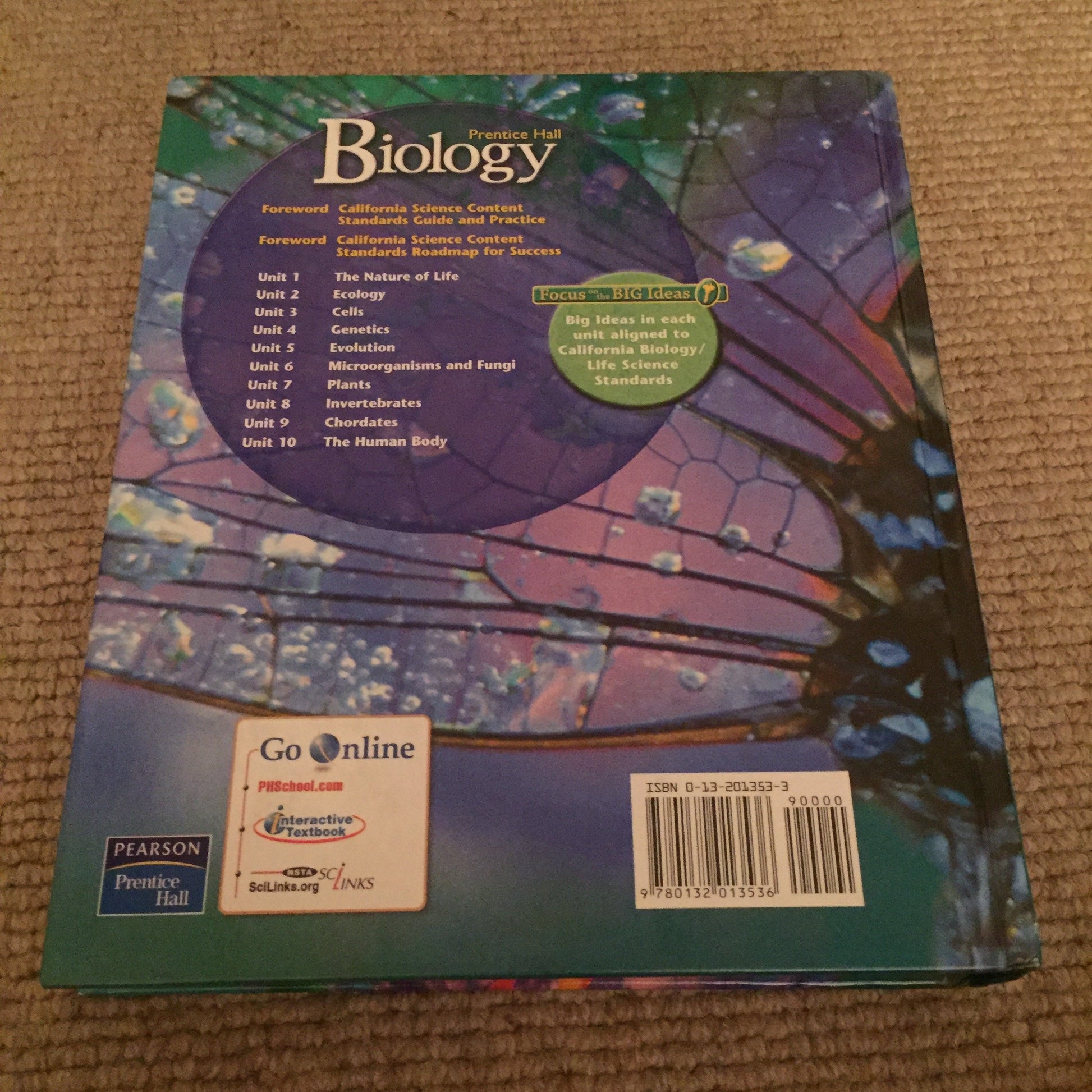 Biology California Teacher Edition [Paperback] Miller-Levine
