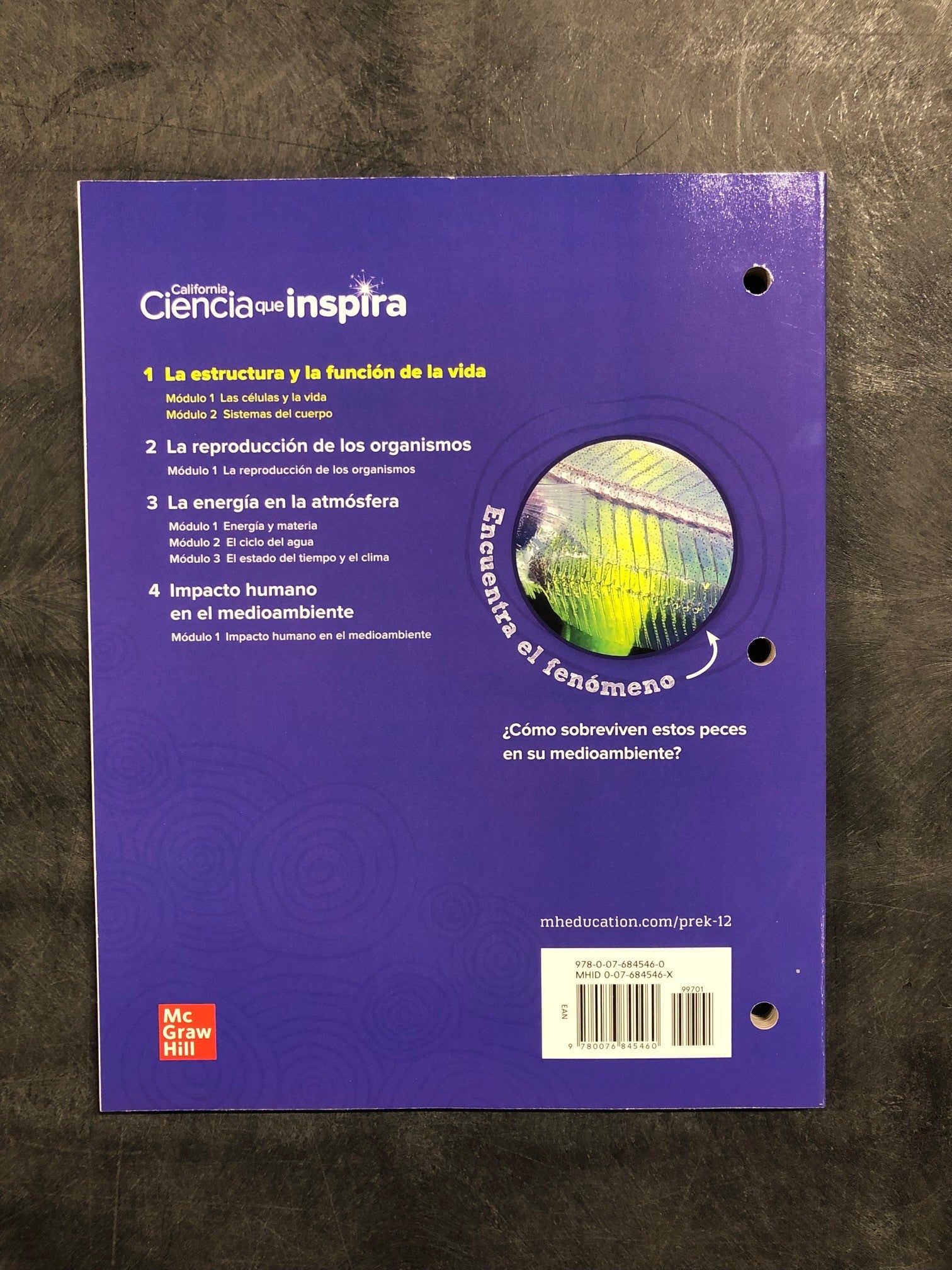 California Ciencia que Inspira Grado 6 Integrado Unidad 1 Libro del estudiante