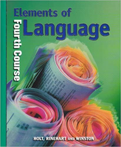 Holt Elements of Language: Student Edition Grade 10 2001 (Student)
