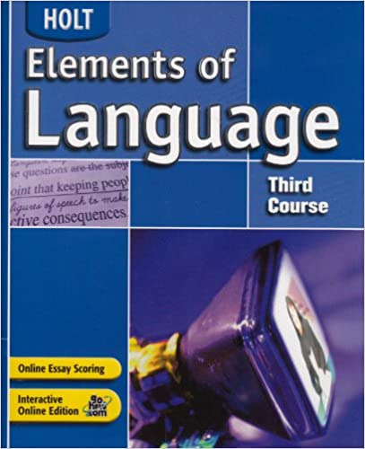 Elements of Language: Student Edition Grade 9 2004