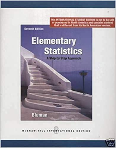 Bluman, Elementary Statistics: A Step by Step Approach, (C) 2009, 7e, Student Edition (Reinforced Binding) with Formula Card