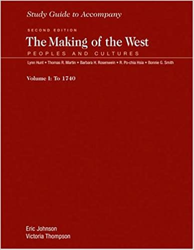 Study Guide for the Making of the West, Volume 1