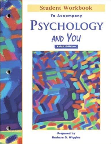Student Workbook to Accompany Psychology and You (Workbook)