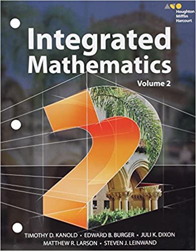 Hmh Integrated Math 2: Interactive Student Edition Volume 2 (Consumable) 2015